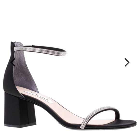 Nina Shoes - Nina Barby Block Heel Sandals Black 9.5
